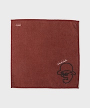 ラインアートプリント フォンカチ