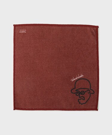 ラインアートプリント フォンカチ