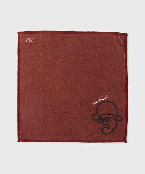 ラインアートプリント フォンカチ