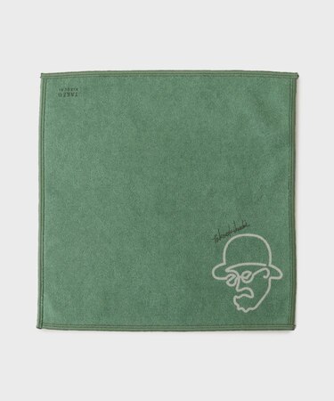 ラインアートプリント フォンカチ