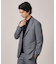 【ONOFF/セットアップ対応】メランジ シャークスキン ストレッチジャケット