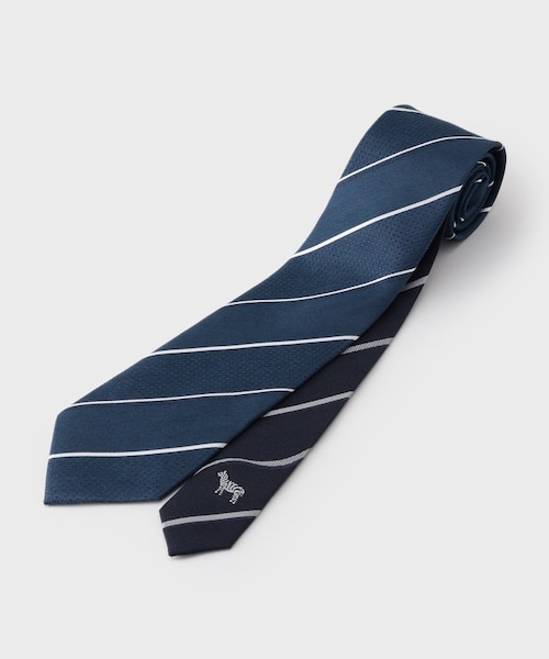BREUER: シルク ジャカード マリン モチーフ ネクタイ｜シップス