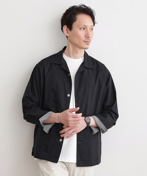 羽織】ダブルフェイス シャツ 羽織り｜タケオキクチのアウトレット通販