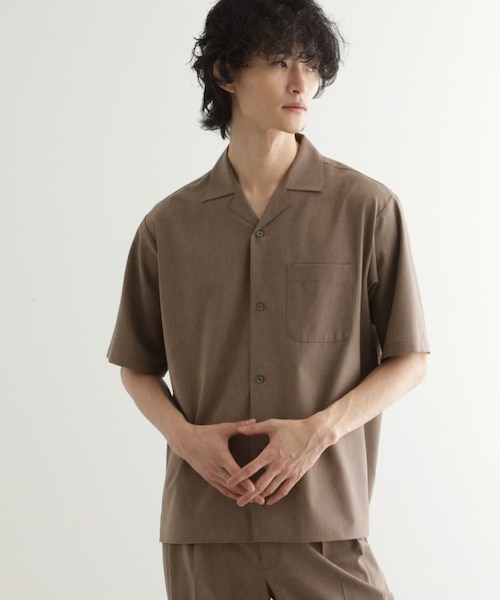 新品　タケオキクチ　【吸水速乾】COOL MAX 半袖 シャツ 吸水速乾】COOLMAX(R)サマーシャツ/セットアップ対応