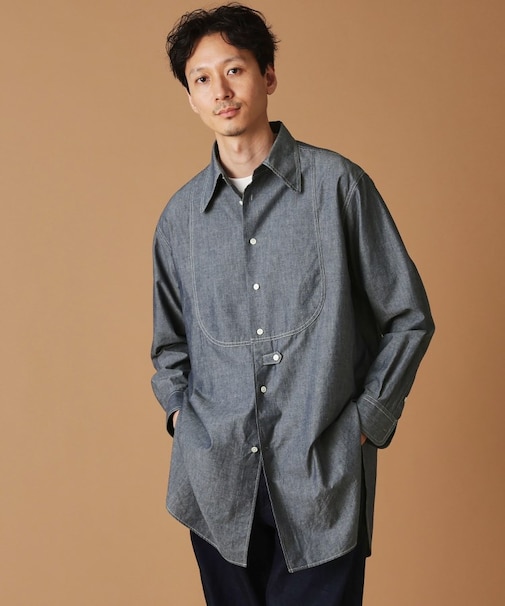 525DENIMチュニックシャツ