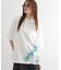バブルアートフラワーTシャツ