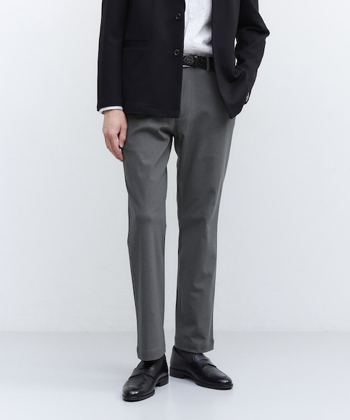 サイドゴアウエスト ストレートパンツ