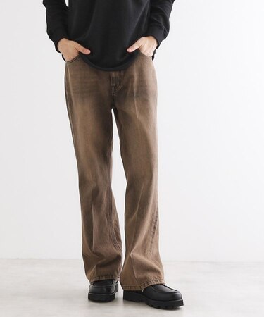 フレアデニムパンツ