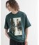 アーバングラフィックブラシ刺繍Tシャツ