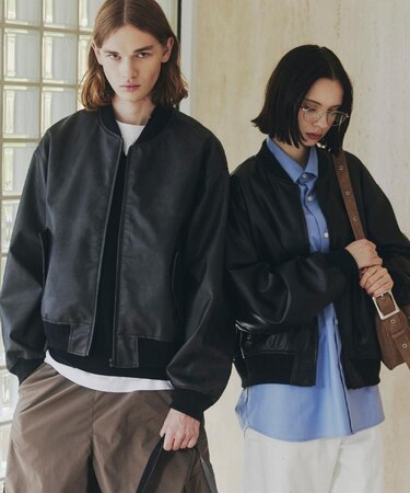 シンセティックレザー MA－1