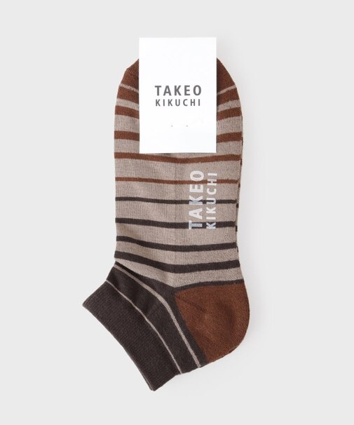 グラデボーダーショートソックス