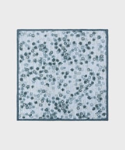 ストライプ小花プリントフォンカチ