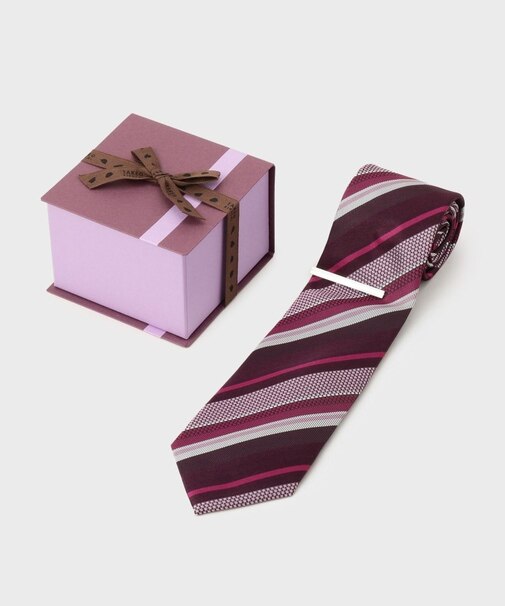 【BOXセット】ベーシックネクタイ＆タイバー