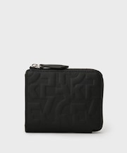 パズルエンボス L字ジップコンパクトウォレット