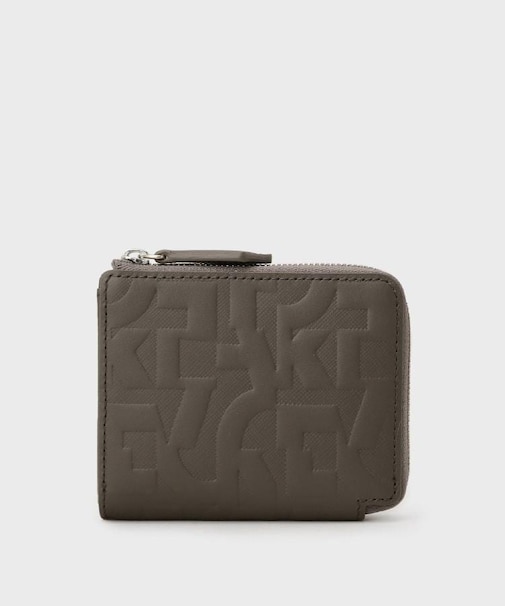 パズルエンボス L字ジップコンパクトウォレット