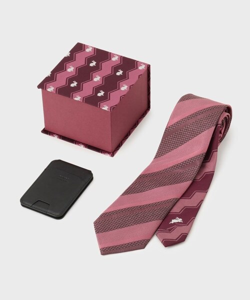 スマホスタンド機能付きパスケース】プレイフルチェンジネクタイBOX