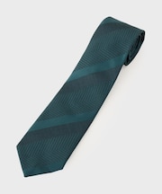 丹沢シルクネクタイ ? 柞蚕シャドーストライプ