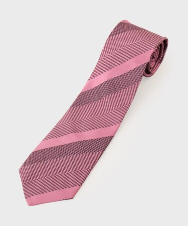 丹沢シルクネクタイ ? 柞蚕シャドーストライプ