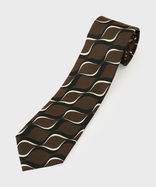 「縁起の良いネクタイ」 立涌紋ネクタイ