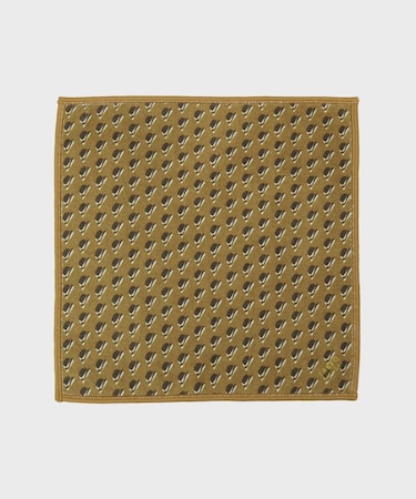 ボーラーハット柄プリントフォンカチ