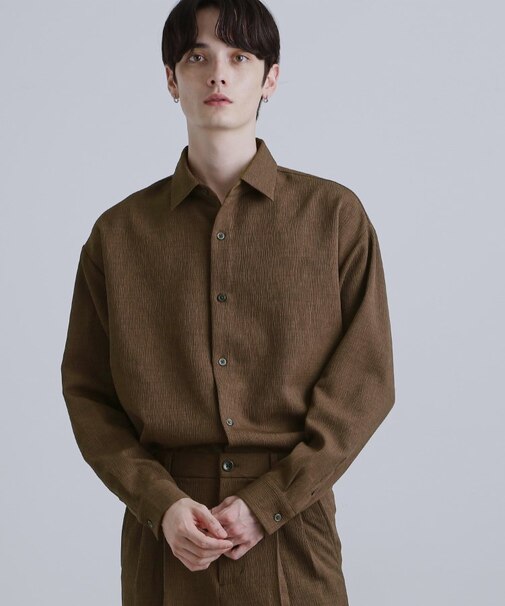 テッククレープシャツ