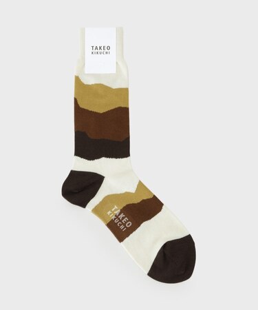 ダズルボーダーソックス