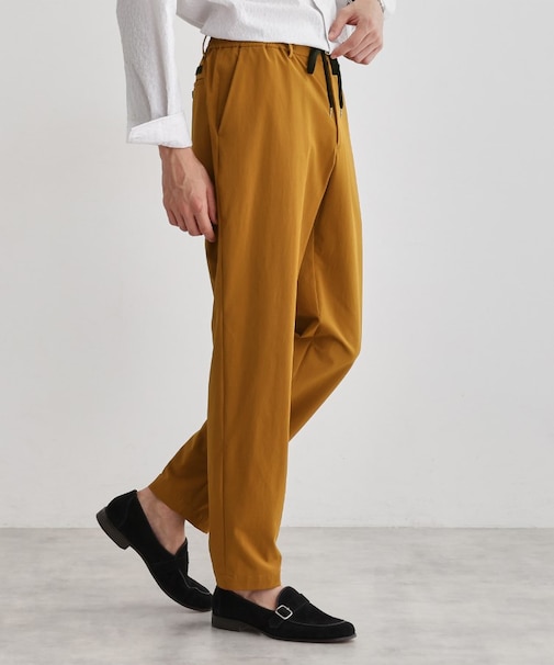 【3Dナイロンストレッチ】スリムイージーパンツ