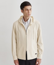 【3D ナイロン ストレッチ】ジップアップ フードブルゾン