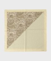 パターンブロッキング プリントハンカチ