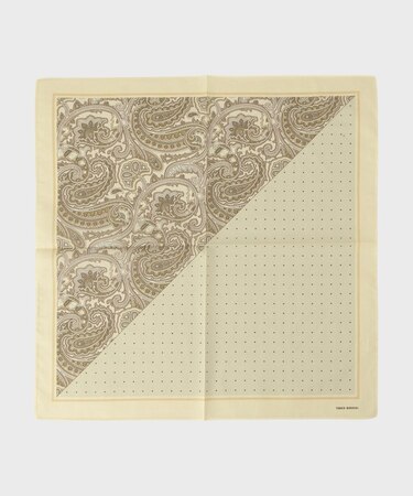 パターンブロッキング プリントハンカチ