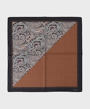 パターンブロッキング プリントハンカチ