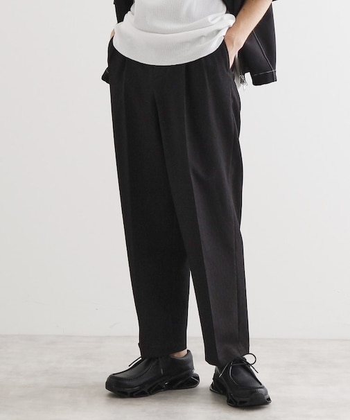 【セットアップ対応】テッククレープルーズテーパードパンツ