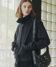 フェイクスエードシャツアウター