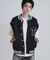 ダブルジャカードニットスタジャン