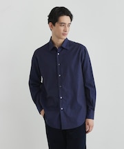 ランダムロゴ ドビーシャツ