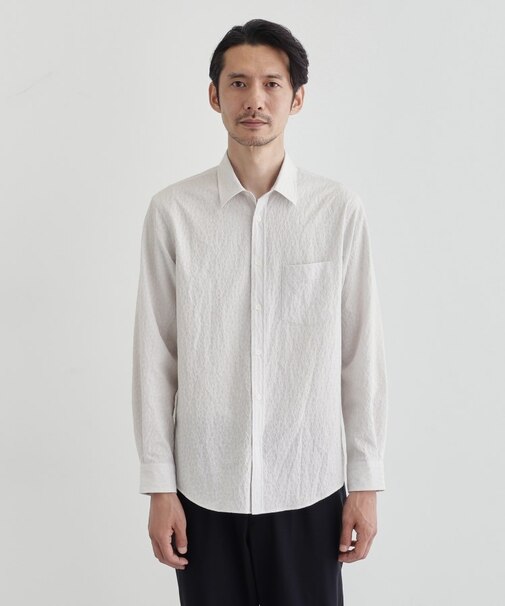 【Made in JAPAN】播州織 ドビー千鳥シャツ