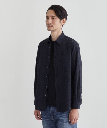 【Made in JAPAN】播州織 ドビー千鳥シャツ