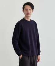 【尾州織】クルーネック カットソー