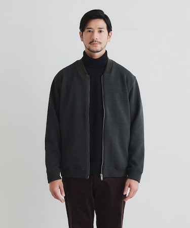 ニットライクジャージ ブルゾン