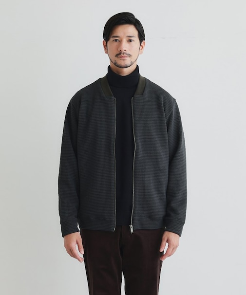 ニットライクジャージ ブルゾン