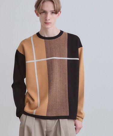 【洗える】クロスオーバーニット