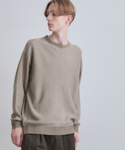 バーズアイライクボーダーニット