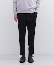 【JUST ONE LAYER】ダウンファブリック ポンチ スリムタック イージーパンツ