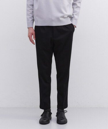 【JUST ONE LAYER】ダウンファブリック ポンチ スリムタック イージーパンツ