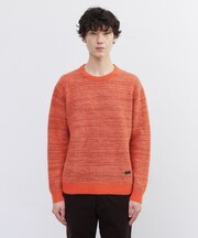 メランジ ニットプルオーバー