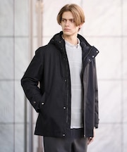 【3WAY】グレンチェック ダウンライナー ブルゾン