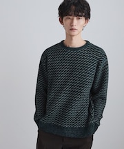 バーズアイモールニット