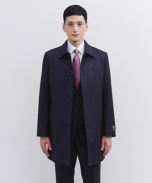 【ダウンライナー・カノニコ】gotairiku　ステンカラーコート　千鳥　LL 1095800004805_0704.jpg