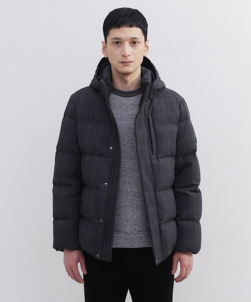 ウールライク チェック ダウン ブルゾン｜タケオキクチのアウトレット