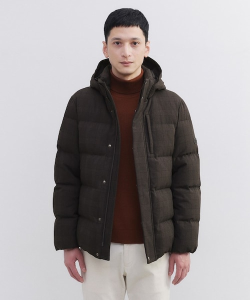 ウールライク チェック ダウン ブルゾン｜タケオキクチのアウトレット
